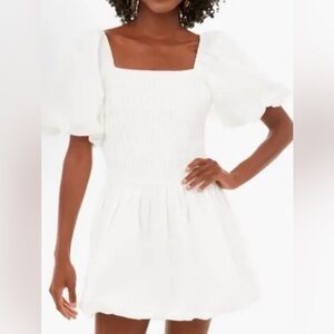 Tuckernuck Hyacinth House Smocked Catarina Dress Puff Mini Dress